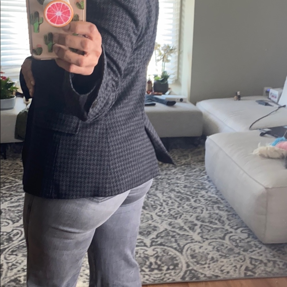 Theory pattern button down blazer - Picture 4 of 5